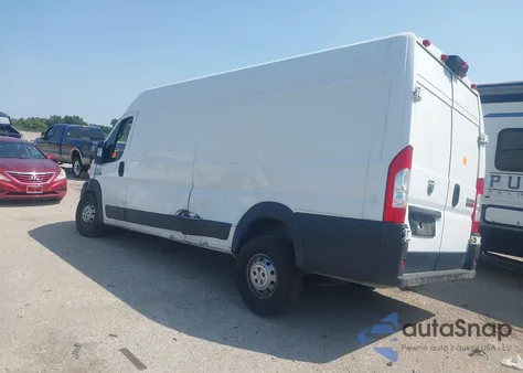 2022 Ram Promaster 3500 Cargo Van High Roof 159 Wb Ext from USA, damaged, VIN 3C6MRVJG4NE120745
